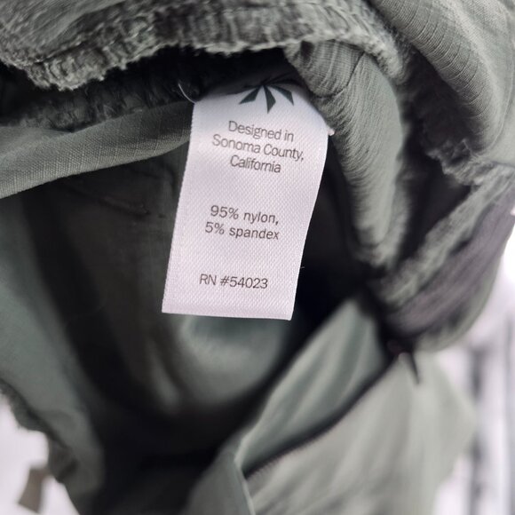 Athleta Womens Size 4 Trekkie Jogger Pants Hiking Nylon Stretch Green - Picture 3 of 7